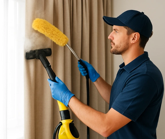 Trusted blind cleaning technician Matty Curtain Cleaning petersham-nsw QLD